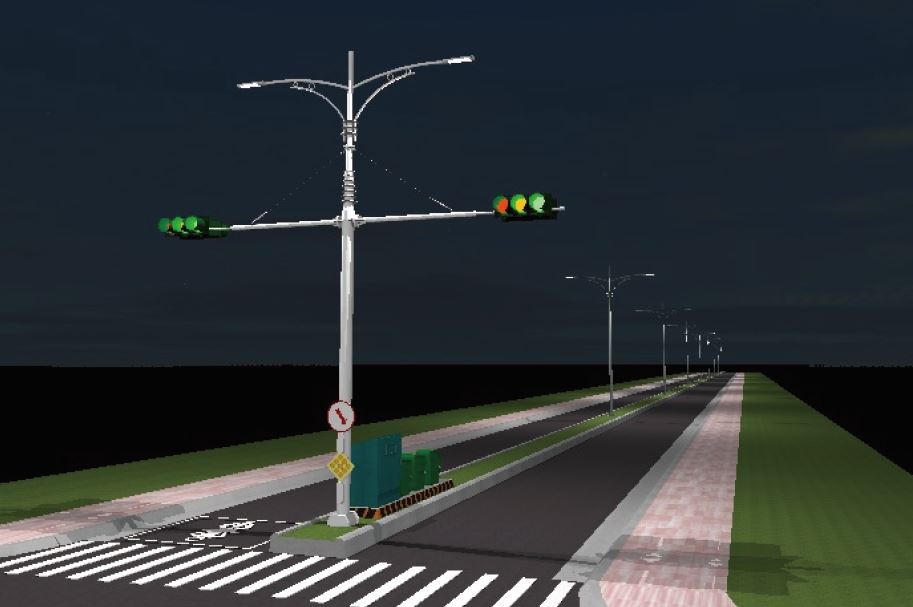 燈光照度計算模擬、道路照明模擬、照明規劃、照明工程