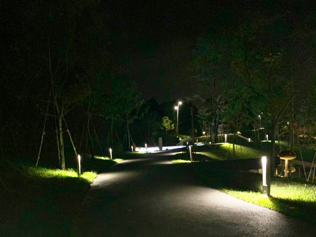 桃園大有梯田公園、景觀照明、步道照明、景觀矮燈、步道燈