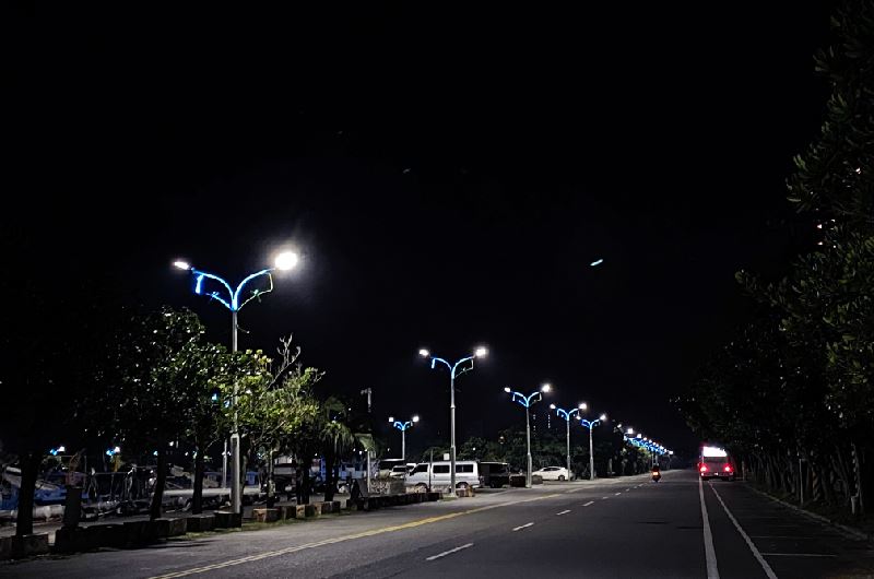 宜蘭烏石漁港、漁港照明、路燈、道路照明